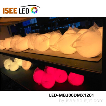 150 մմ DMX RGB LED գնդակը առաստաղի լուսավորության համար
